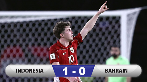  Indonesia lại thắng, sáng cửa tranh vé dự World Cup 2026